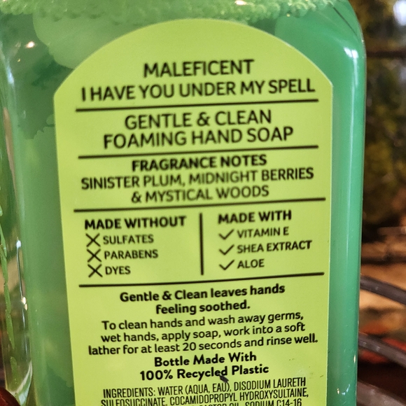 Disney Villains Maleficent Foaming Hand Soap Duo Bath & Body Works Collab - Picture 7 of 12